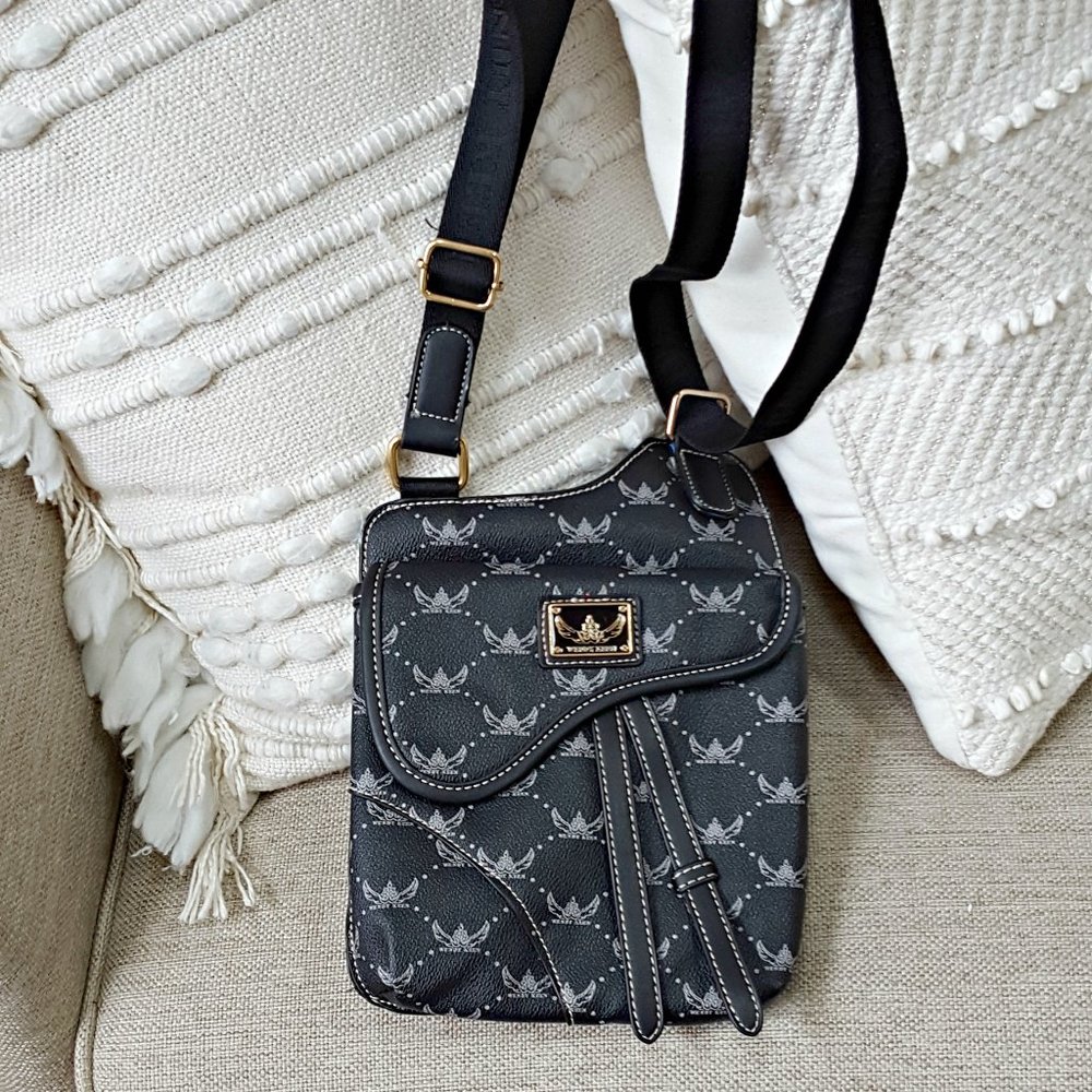 NWOT! WENDY Keen MONOGRAM Crossbody BAG